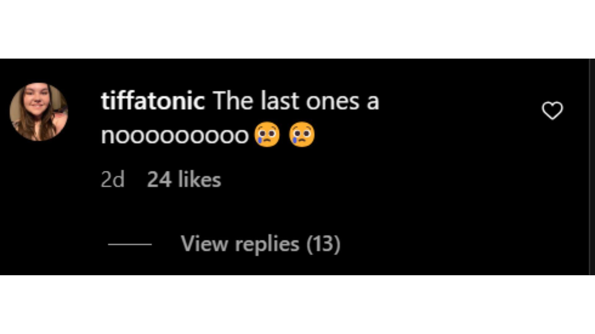 A fan's reaction
